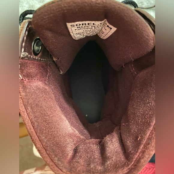 Sorel Cheyenne II Waterproof Leather Boots Color Tobacco/Black - Picture 10 of 11